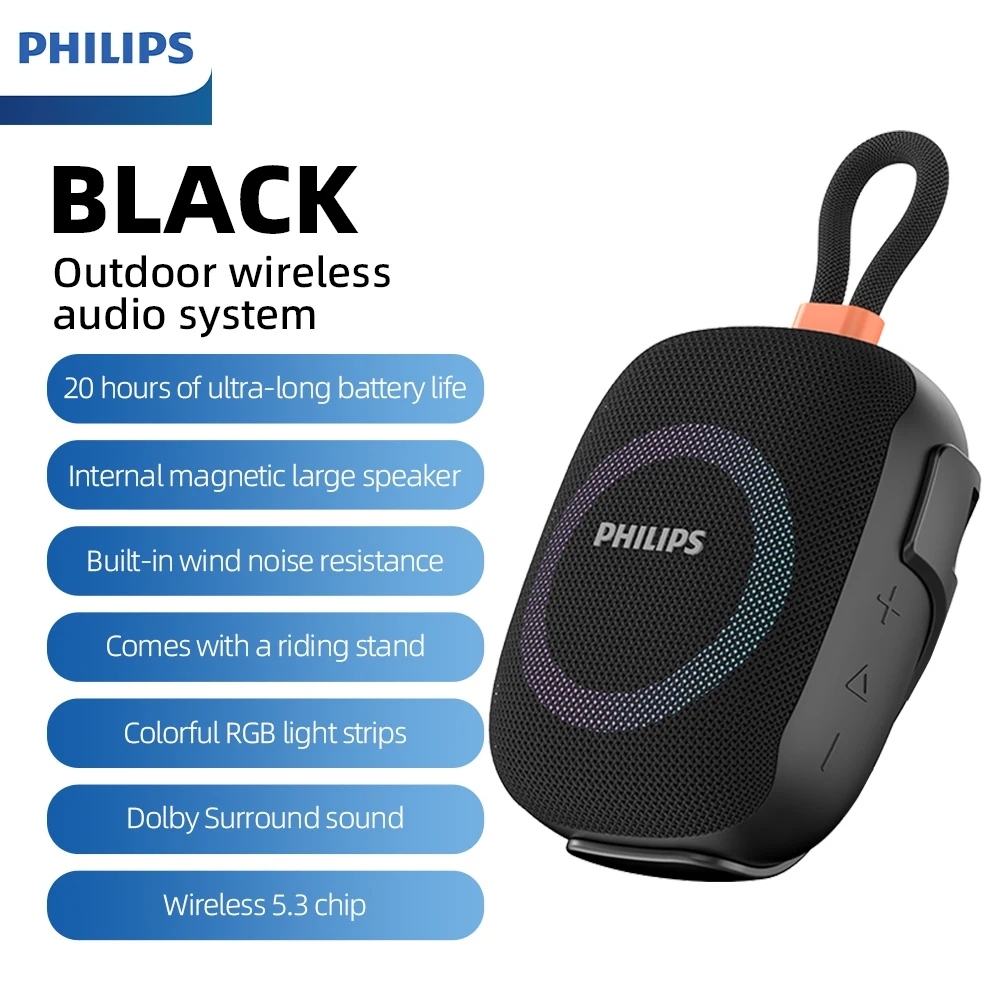 Portable Bluetooth Speaker Waterproof Ipx7 - Altoparlante Bluetooth Philips TAS1150/TAS1160 Durata della