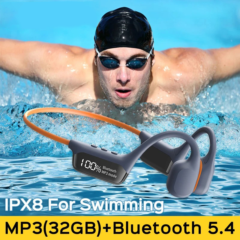 Bone Conduction Running Headphones - LonMao S10 Cuffie a Conduzione Ossea