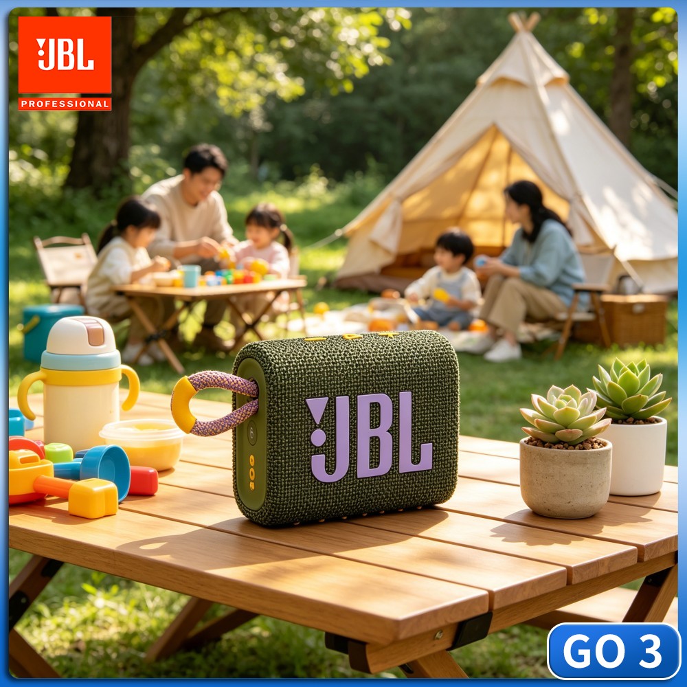 Portable Bluetooth Speaker Waterproof Ipx7 - Ferry Camp Box JBL GO3 Altoparlante