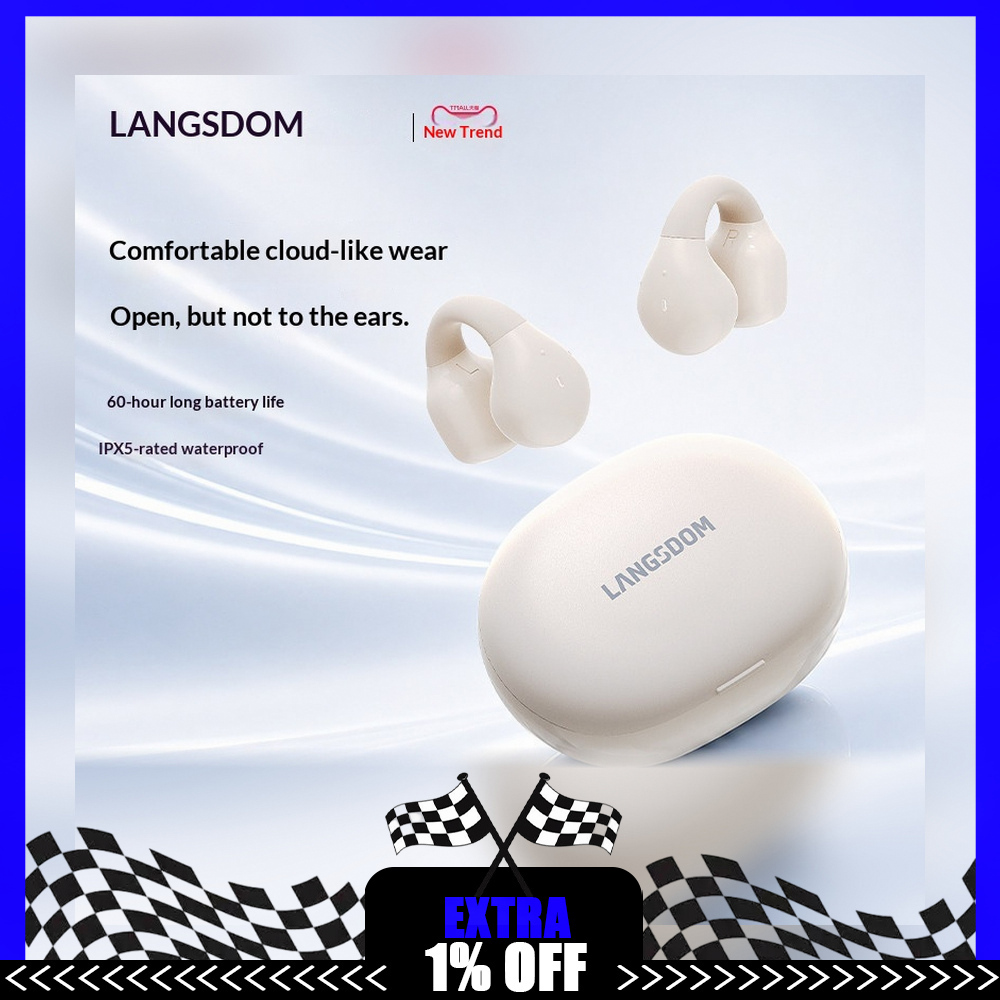 Bone Conduction Running Headphones - Cuffie Bluetooth a Clip con Conduzione