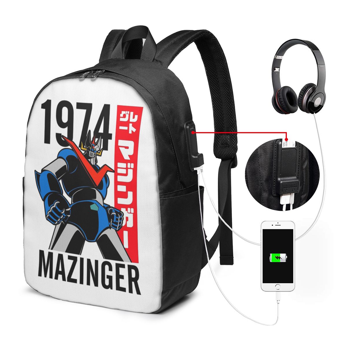 Laptops - Zaino Mazinger Z Mad Robot Grendizer