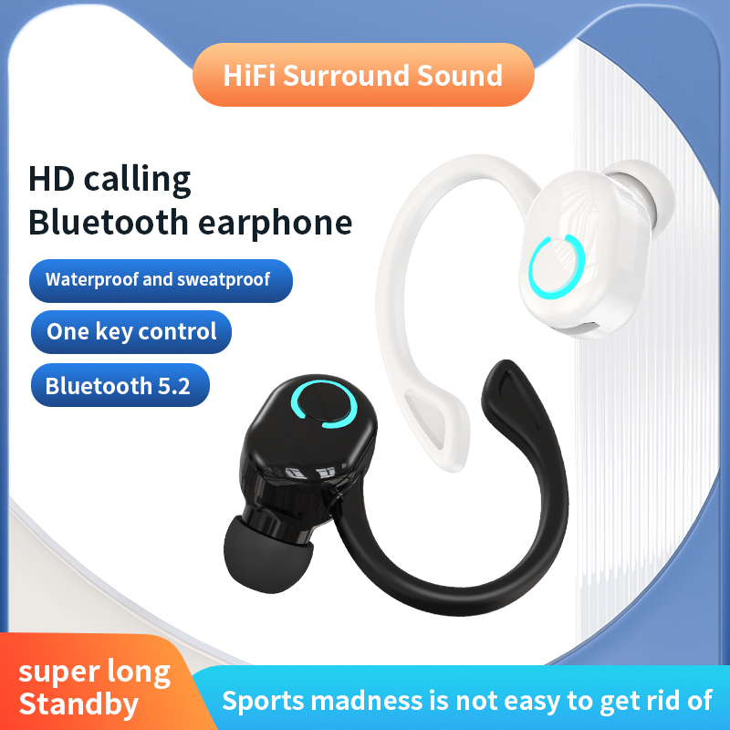 Open Ear Air Conduction Headphones - VAORLO Bluetooth 5.2 Auricolare Cuffia wireless