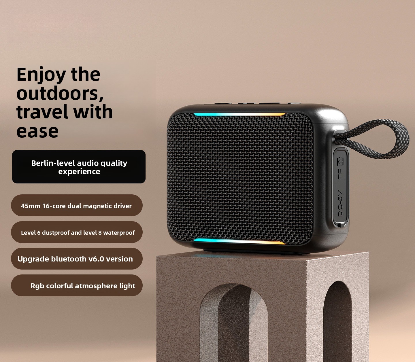 Nuovo Altoparlante Bluetooth P - Portable Bluetooth Speaker Waterproof Ipx7 recensione e prezzo