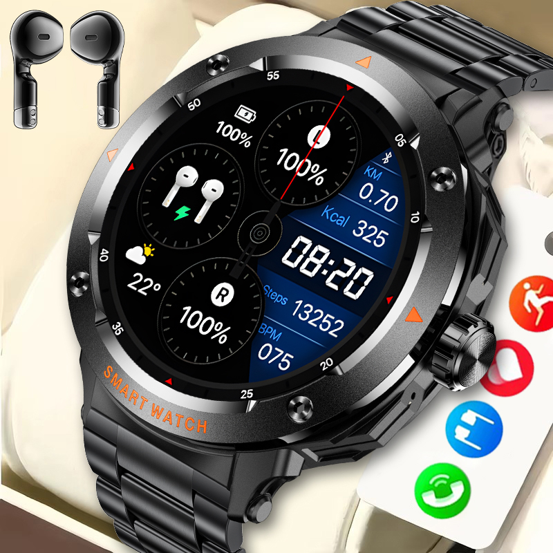 LIGE Nuovo Smart Watch 2 in 1  - Tws Earbuds Bluetooth 5.3 recensione e prezzo
