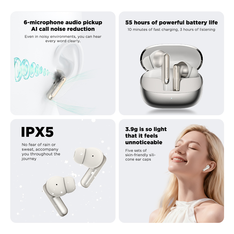 MINISO MS106 Auricolari Blueto - Headphones recensione e prezzo
