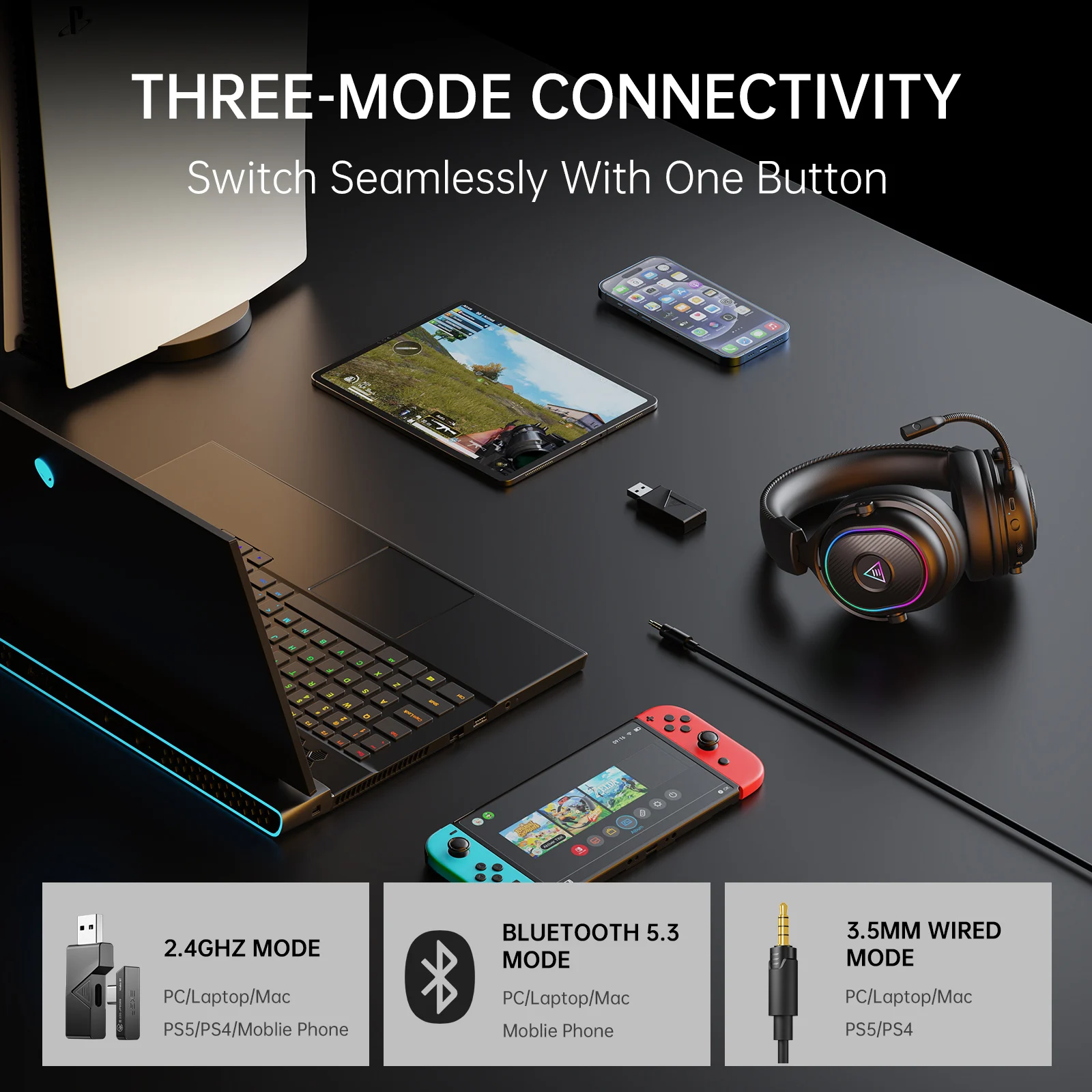 Oneodio EKSA MaKo BT Cuffie da - Anc Wireless Over Ear Headphones recensione e prezzo