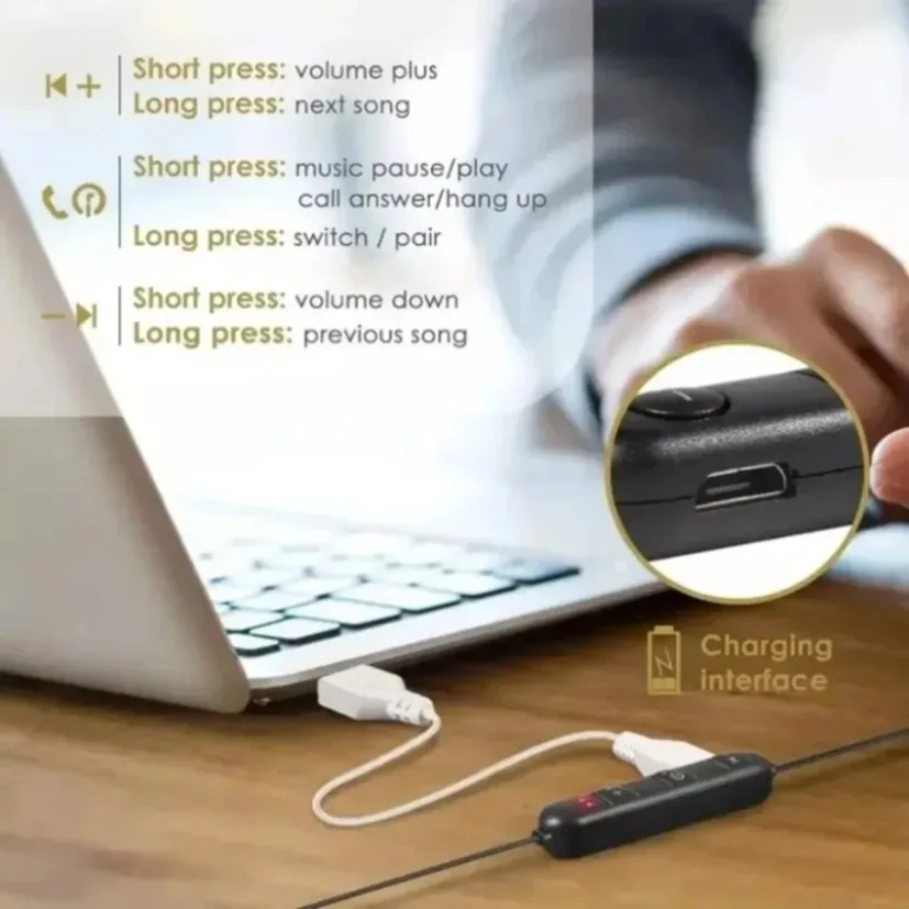Auricolari Bluetooth con Fasci - Magnetic Neckband Sports Earphones recensione e prezzo
