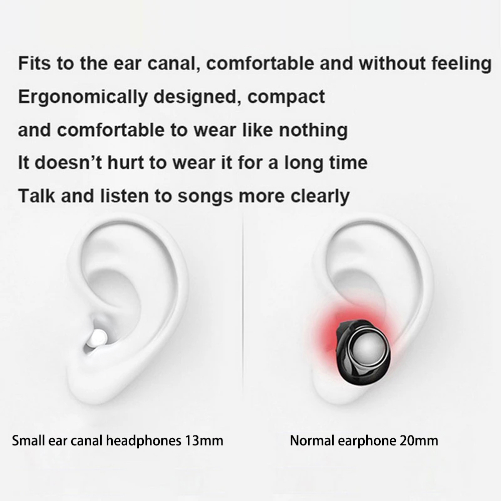 Auricolari invisibili Mini cuf - Tws Earbuds Bluetooth 5.3 recensione e prezzo
