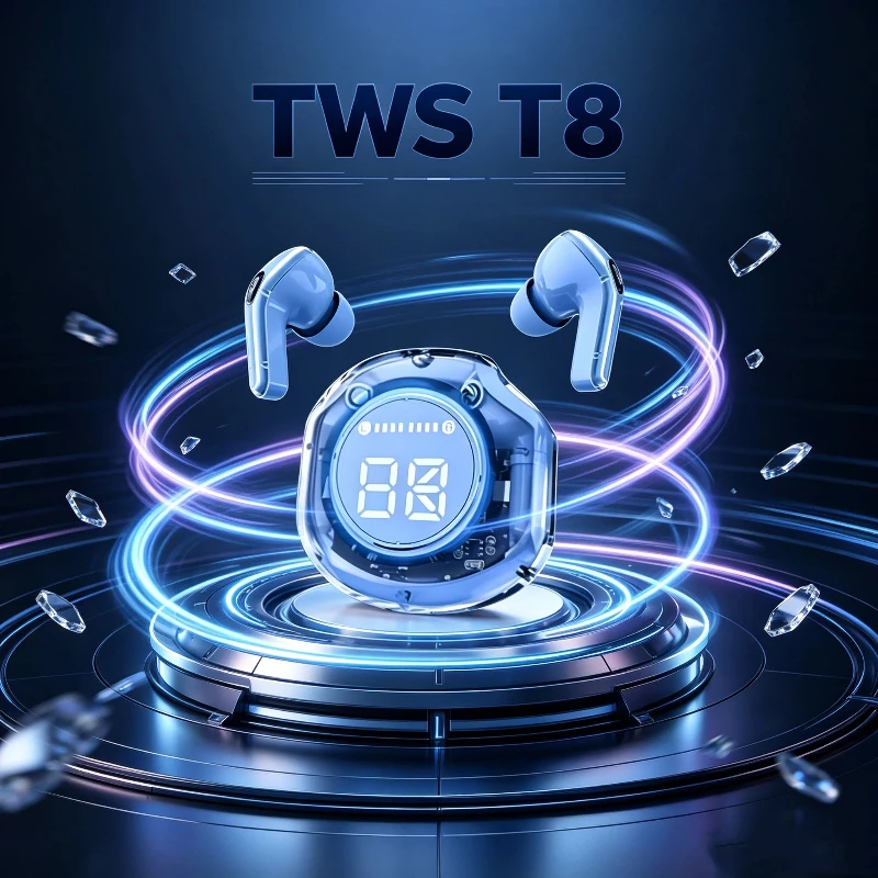 NUOVI auricolari wireless T8 T - Tws Earbuds Bluetooth 5.3 recensione e prezzo